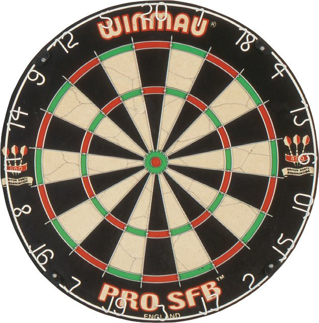 Winmau Dartscheibe PRO SFB, schwarz - Bild 1