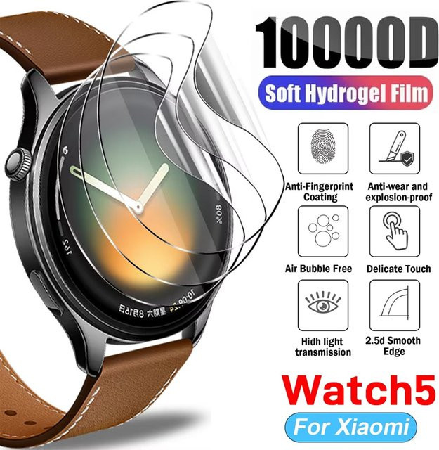 Xiaomi Displayschutzfolie TPU-Hydrogel, klar, Mi Watch 5 - Bild 1