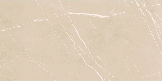 Bodenfliese Feinsteinzeug United Tile und Mosaic Marble Navas Beige in Steinoptik, B: 60 cm, L: 120 cm - Bild 1