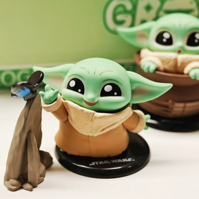 Hot Toys Star Wars Grogu Cosbi Bobble-Head Collection, Minifigur - Bild 1