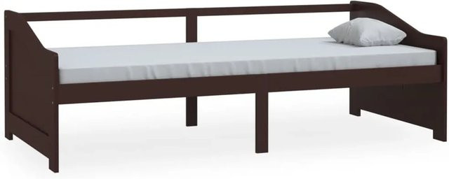 vidaXL Tagesbett 3-Sitzer aus Kiefer Massivholz in Dunkelbraun mit Schubladen, B/T/H: 90 x 200 cm - Bild 1