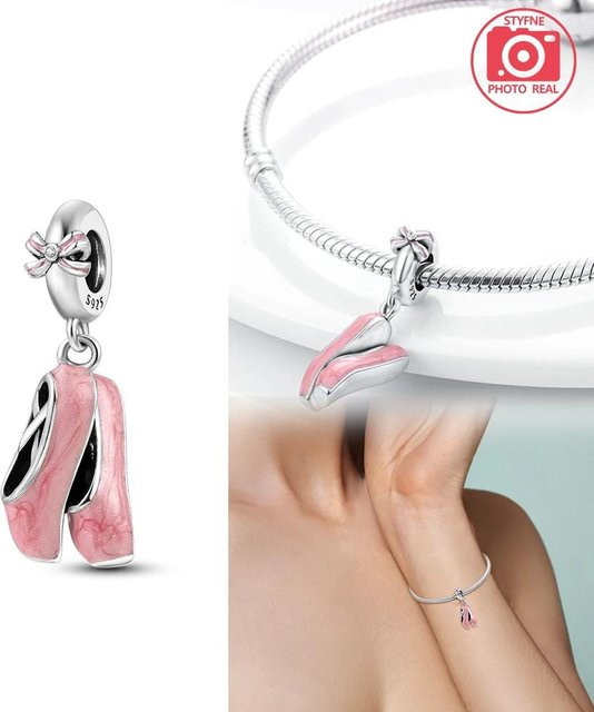 YIRAN Jewelry Schuhanhänger, Kupferfarben, Weiß, Unisex - Bild 1