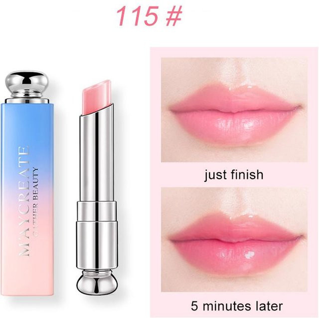 Maycreate Lippenbalsam, 115# sanftes hellrosa, glänzend, Unisex - Bild 1