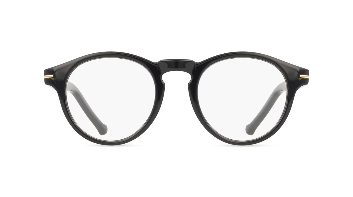 I NEED YOU Unisex-Brille Vollrand, Panto, Kunststoff, schwarz - Bild 1