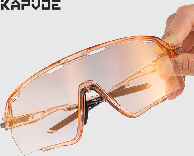 Kapvoe Splitter Sportsonnenbrille, Orange, Kunststoff, Herren - Bild 1