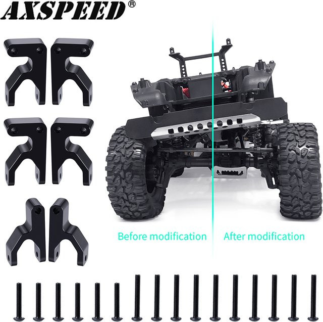 AXSPEED Shock Mount Towers, Metall, Zubehör, Schwarz - Bild 1
