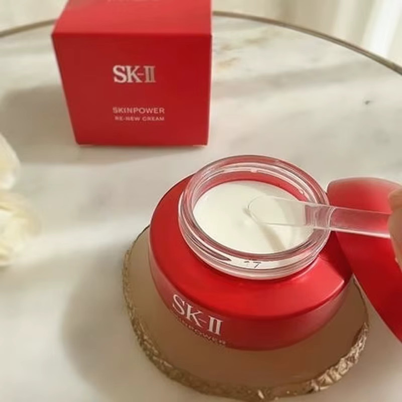 SK-II Skinpower Re-New Creme, Gesichtscreme mit PITERA, Unisex - Bild 3