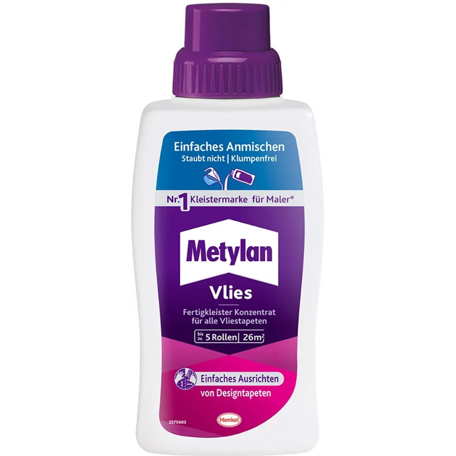 Metylan Fertigkleister Konzentrat für Vlies Tapeten, transparent, 500 g - Bild 2