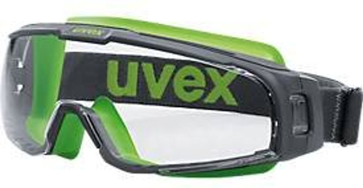 Uvex u-sonic Schutzbrille Set, 5 Stück, Polycarbonat klar, Rahmen grau/lime, EN 166, EN 170, UV 400 - Bild 2