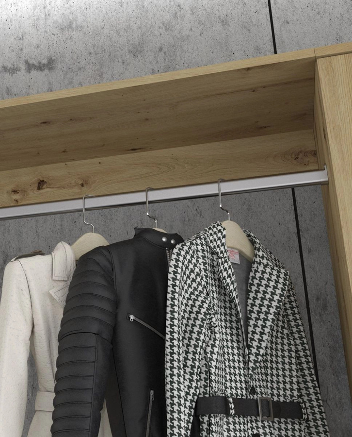 Garderobe Set Line-Up von Inn.Furn in Eiche, modern, B/T/H: 61 x 34 x 62 cm - Bild 2