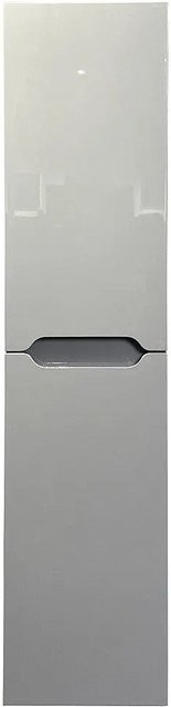 Badschrank Stefanie von Vente-unique in Grau, Wandmontage, Breite: 30 cm, Höhe: 120 cm, Tiefe: 30 cm - Bild 1