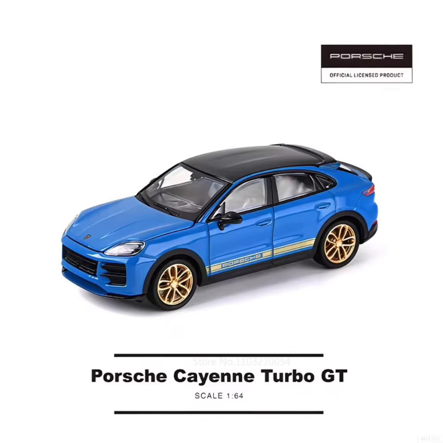 MAKEDA Porsche Cayenne Turbo GT 911 GT1 LM 1998, Spielzeugauto, 1:64, Druckguss-Legierung, Gummireifen - Bild 2