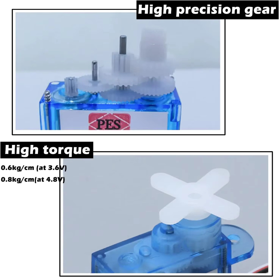 stemedu Mini Super Light Digital Servo GH-S37D, Micro Servo - Bild 3