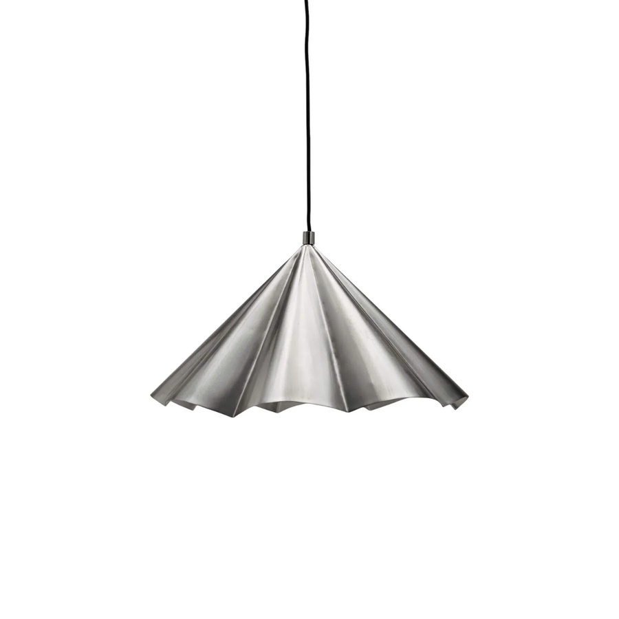 House Doctor Pendelleuchte Flola in Silber, modernes Design aus Metall, Durchmesser: 50 cm - Bild 1