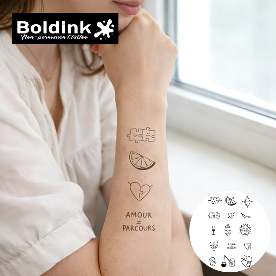 BOLDINK Emotions- und Stimmungsbarometer Tattoo-Aufkleber, Unisex - Bild 2