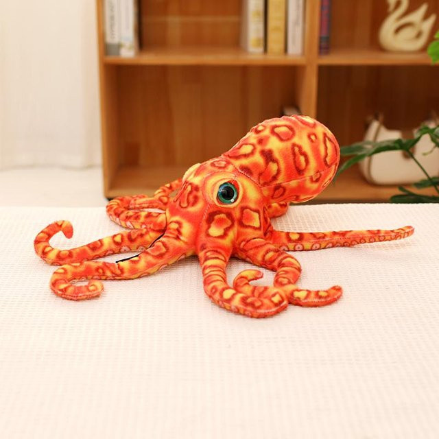 Yiran Health & Beauty Oktopus Plüschtier, gesprenkelt, 50cm - Bild 1
