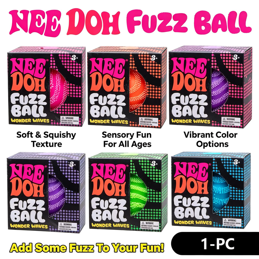 NeeDoh Fuzz Ball Blind Box Serie, Stressball, weich - Bild 3
