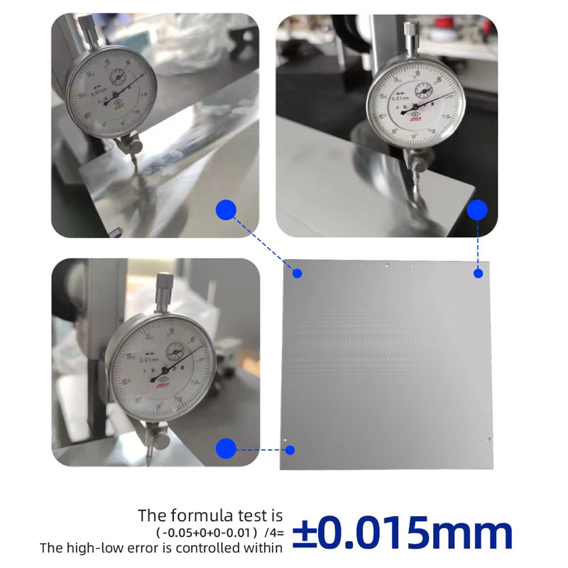 Mellow CNC Präzisions-Bauplatte aus Aluminiumguss für DIY Voron Trident 3D-Drucker, 8 mm heißes Bett, Farbe: Silber, Durchmesser: 300 mm oder 350 mm - Bild 2