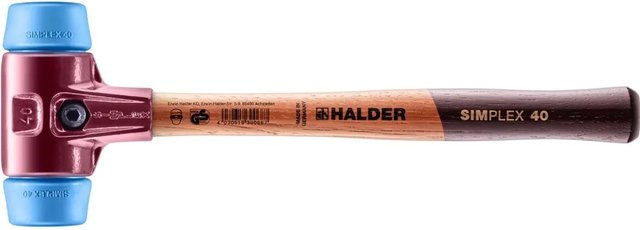 Halder Simplex Schonhammer TPE-soft Blau Ø 40 mm - Bild 2