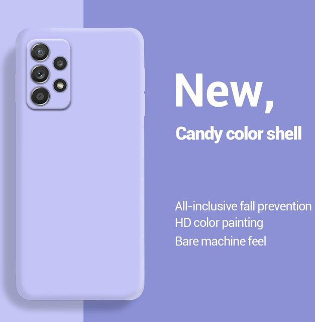 Flüssigsilikonhülle für Samsung Galaxy A-Serie in Purple - Bild 1
