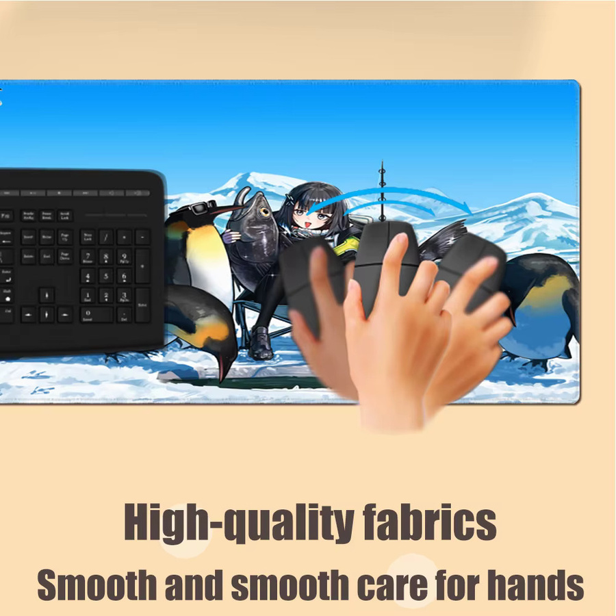 HYBXAXC HD Arknights Endfield Gaming-Mauspad, rutschfestes Gummi-Mauspad in Multicolour für PC und Büro - Bild 4