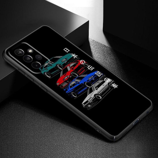 JDM Tokyo Drift Sport Auto Schutzhülle für Samsung Galaxy A-Serie in Schwarz - Bild 1