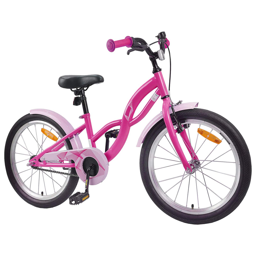 VD Home Furnishing Kinderfahrrad 18 Zoll Dunkelrosa - Bild 3