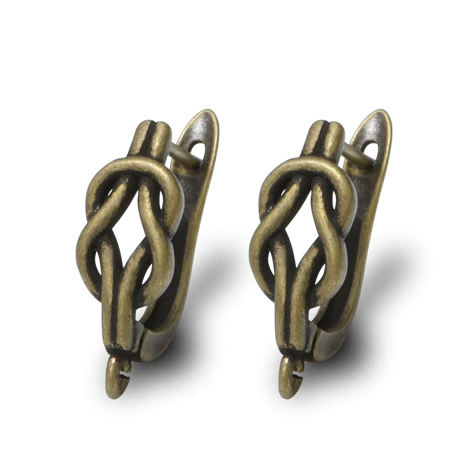 YANASI Ohrringe Haken, Bronze, Unisex - Bild 2