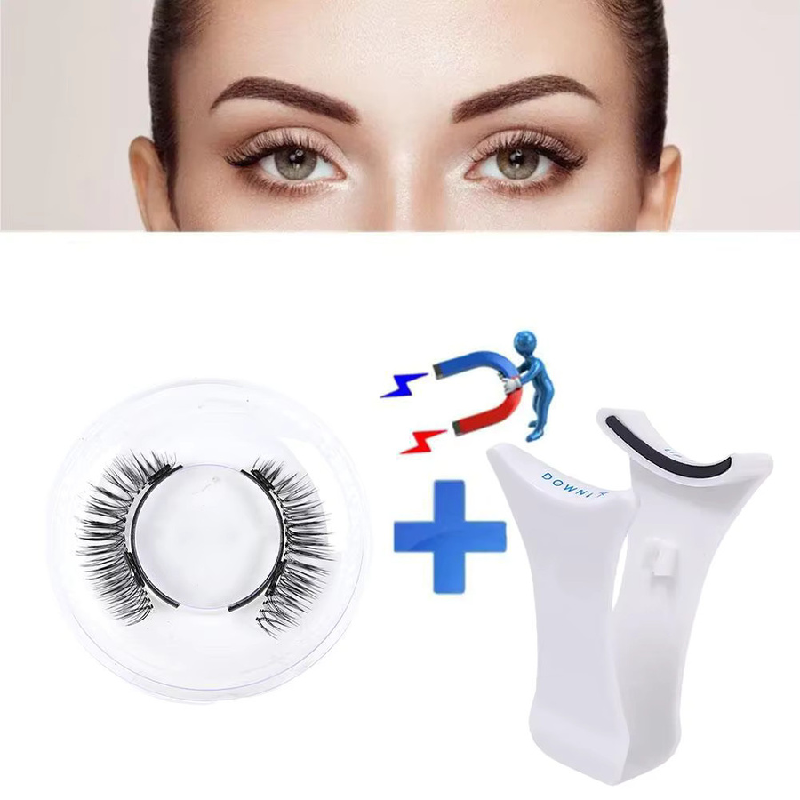 eelhoe Magnetische Wimpern mit Pinzetten-Set, Black, Unisex - Bild 2