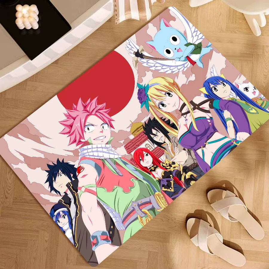 Rutschfeste Anime Fairy Tail Bodenmatte in Mehrfarben für Wohnzimmer, Küche oder Badezimmer - Bild 4