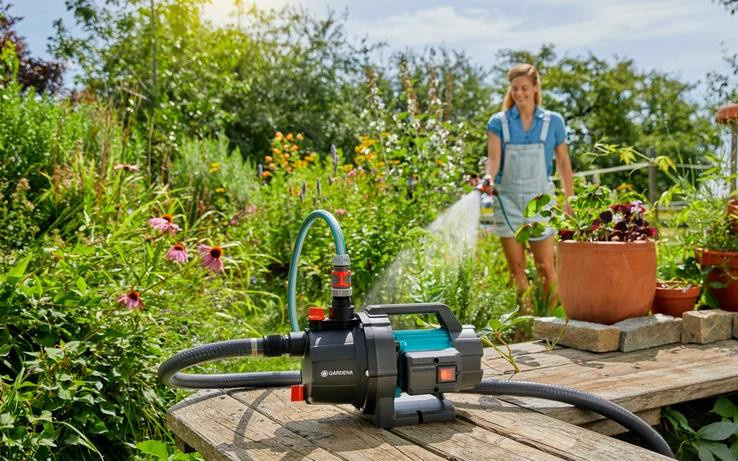 Gardena Gartenpumpe 3000/4 Basic mit 600W, 3000 l/h und 3,5 Bar zur Bewässerung - Bild 6