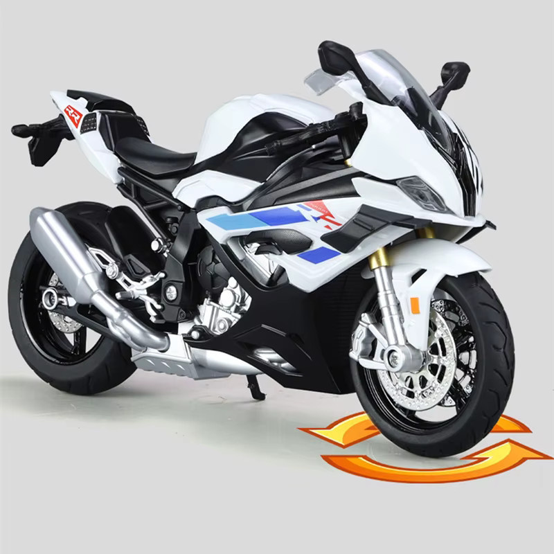 MAKEDA S1000RR M Version Racing Motorrad Modell, Diecast Legierung Metall, 1:12, mit Sound und Licht - Bild 3