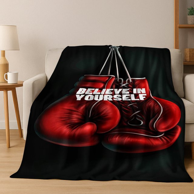 Faviora Flanell Decke Rot weiche Fleece Decke für Schlafzimmer und Reisen - Bild 1