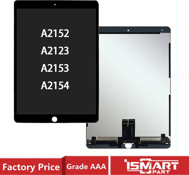 Apple LCD Touch Screen Digitizer Montage für iPad Air 3 2019 und iPad Pro 10,5 2nd Gen in Schwarz - Bild 1