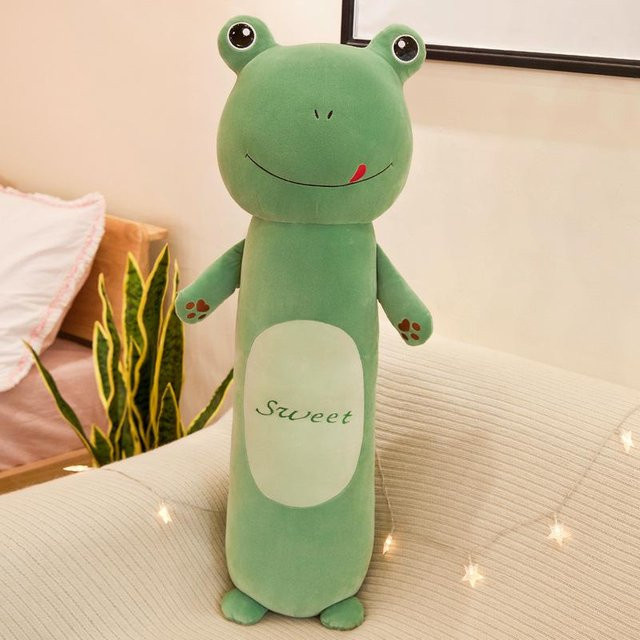 Bai Fen Bai Stoffpuppe Plüschtier, Grün, 55 cm - Bild 1