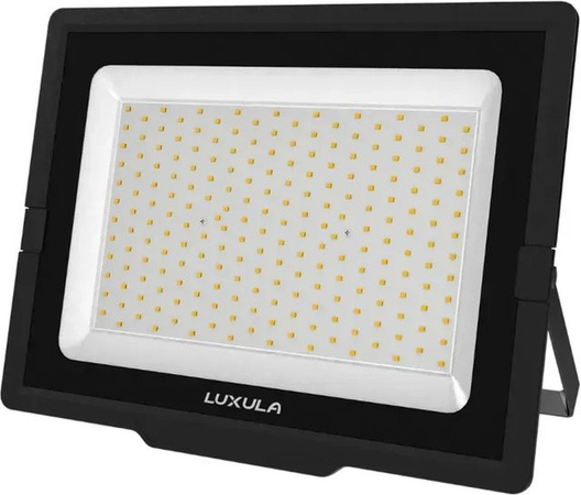 LUXULA LED Fluter 200W Außenstrahler Schwarz 20000lm 3000K Warmweiß IP65