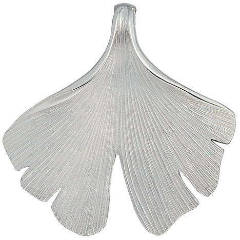 Colfem Anhänger Ginkgo, 925 Silber, mattiert, Unisex - Bild 1