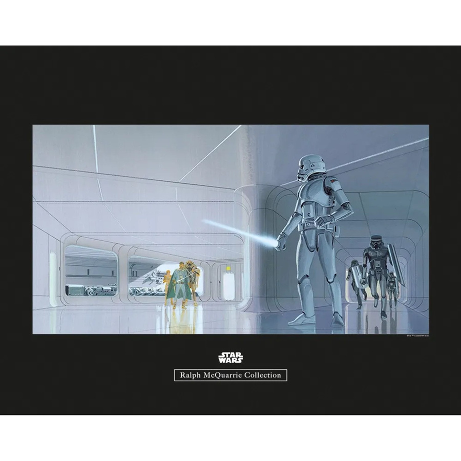 Komar Star Wars Wandbild Hallway Paper Poster Multicolor B: 50 cm, H: 40 cm - Bild 2