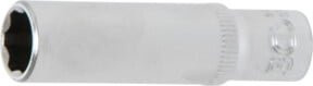 BGS Steckschlüssel-Einsatz Super Lock tief Antrieb Innenvierkant 1/4 Zoll SW 9 mm in Silber aus Edelstahl - Bild 1