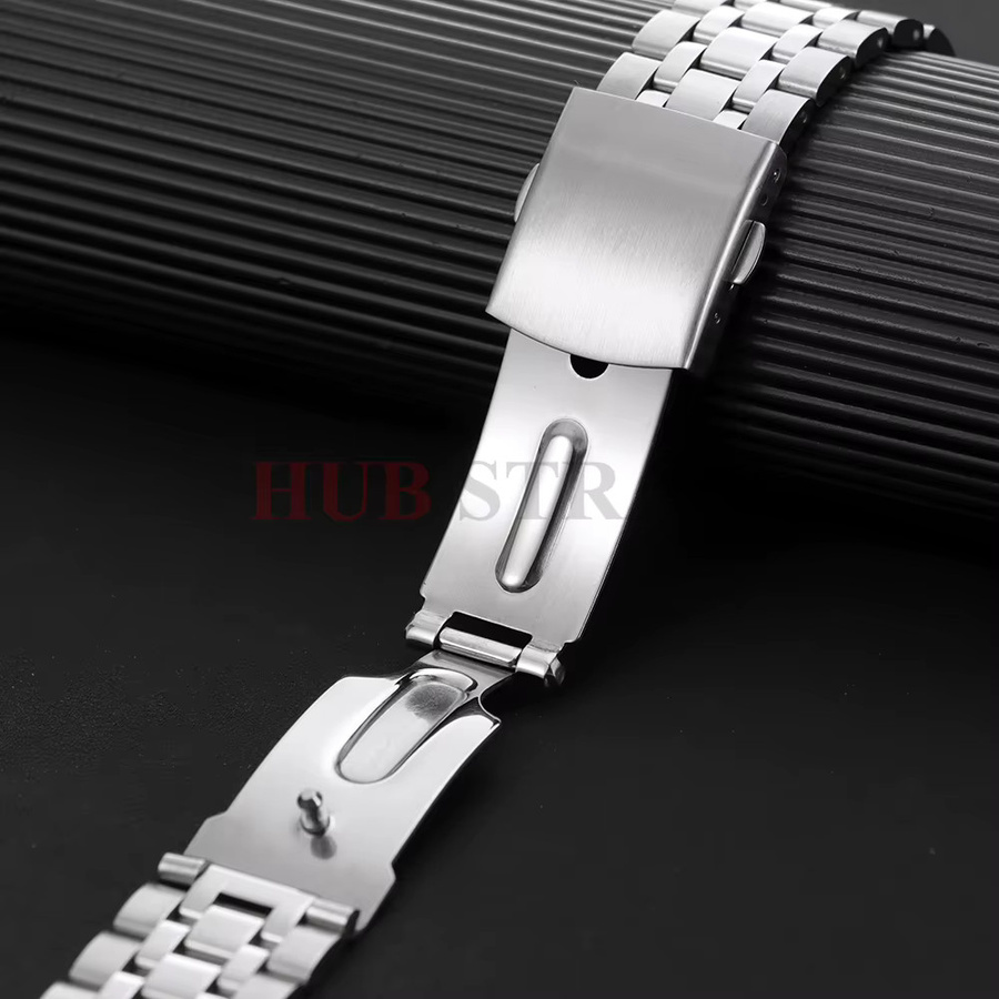Filve Smartwatch Ersatz Armband, Edelstahl, Silber, Herren - Bild 3