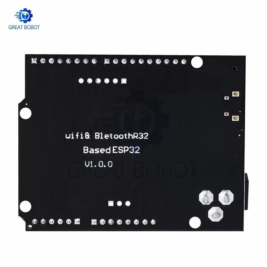 Baishundianzi ESP32 Wemos D1 R32 Entwicklung Board mit WiFi und Bluetooth, 4 MB Flash, CH340G, Schwarz - Bild 2