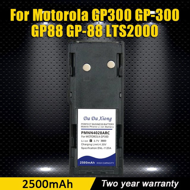 Motorola PMNN4028ARC Ni-CD-Akku mit 2500 mAh für GP300, GP-300, GP88, GP-88 und LTS2000 Funkgeräte - Bild 1