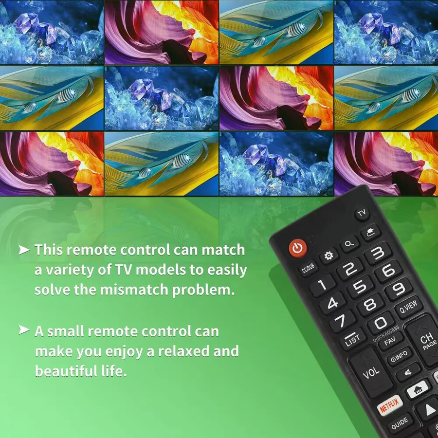 LG Fernbedienung akb75375604 in Schwarz für Smart TV Modelle UK6300PUE und LK610BPUA - Bild 2