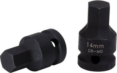 KS Tools KraftBit-Stecknuss mit Innensechskant in Schwarz, 14mm, 1/2" - Bild 1