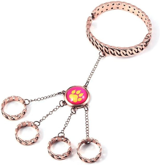 Ring und Armband Set, Marienkäfer, Roségold, Legierung, Mädchen - Bild 1