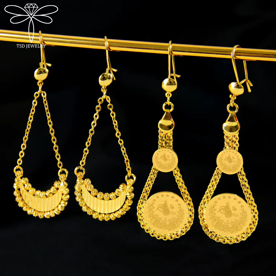 A-YONG AYONG JEWELRY Ohrringe, Gold, Vintage, Damen - Bild 1