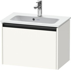 Duravit Waschtischunterschrank Ketho.2 Compact, Farbe: Weiß matt, B/T/H: 61 x 39 x 44 cm, wandhängend mit 1 Auszug - Bild 1