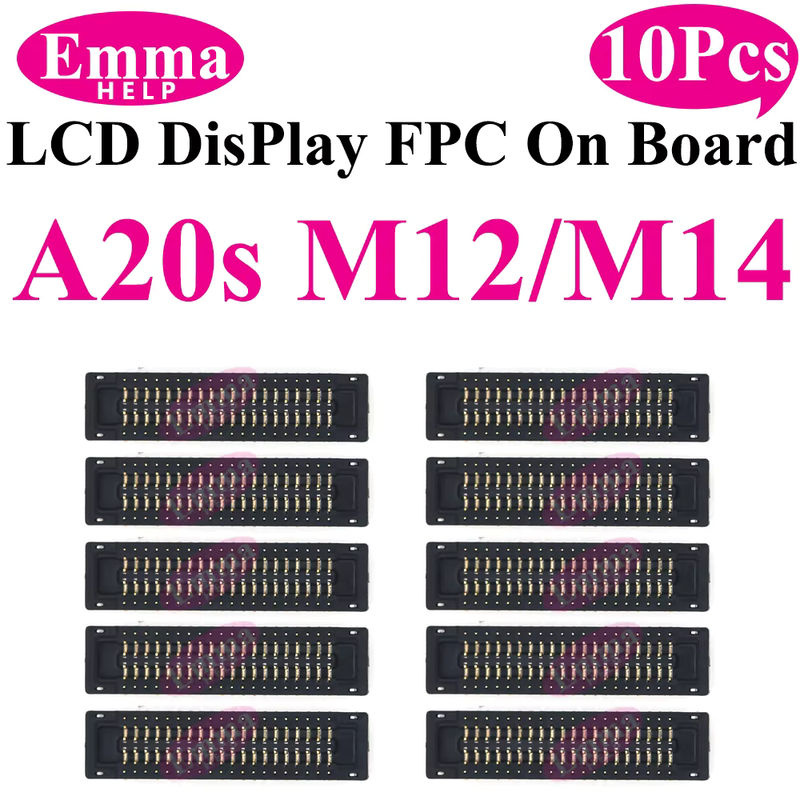 EmmaHelp FPC-Anschluss Display-Bildschirm für Samsung LCD Modelle A51 A50 A70s A40 A30S A21 A20S A10S M12 M14 M15 M16 in Schwarz - Bild 4