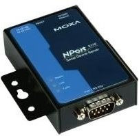 Moxa NPort 5110 Geräteserver mit 1 Port RS-232 und Fast Ethernet 10/100 in Schwarz - Bild 1