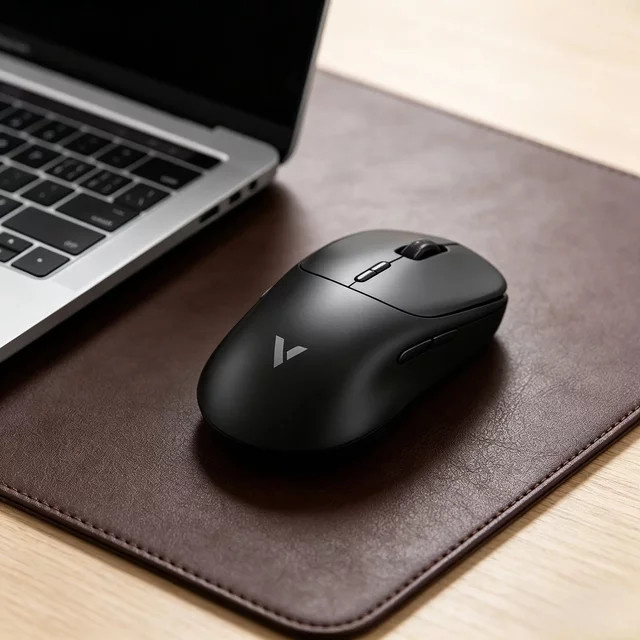 Rapoo VT6 MAX E-Sports-Funkmaus in Braun mit PAW3950 Hochpräzisionssensor und 8000 Hz Polling-Rate, ultraleichtes Gaming-Design für kleine Hände - Bild 1